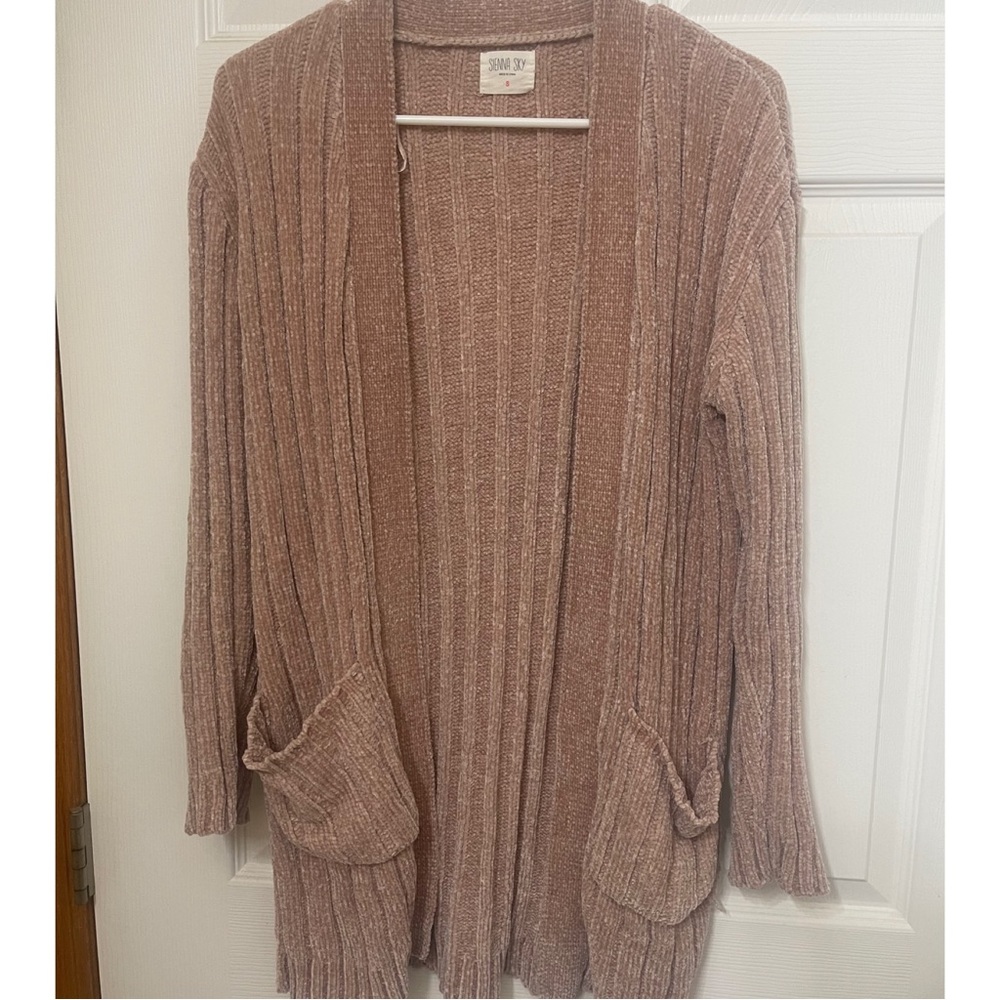 Pink cardigan- small